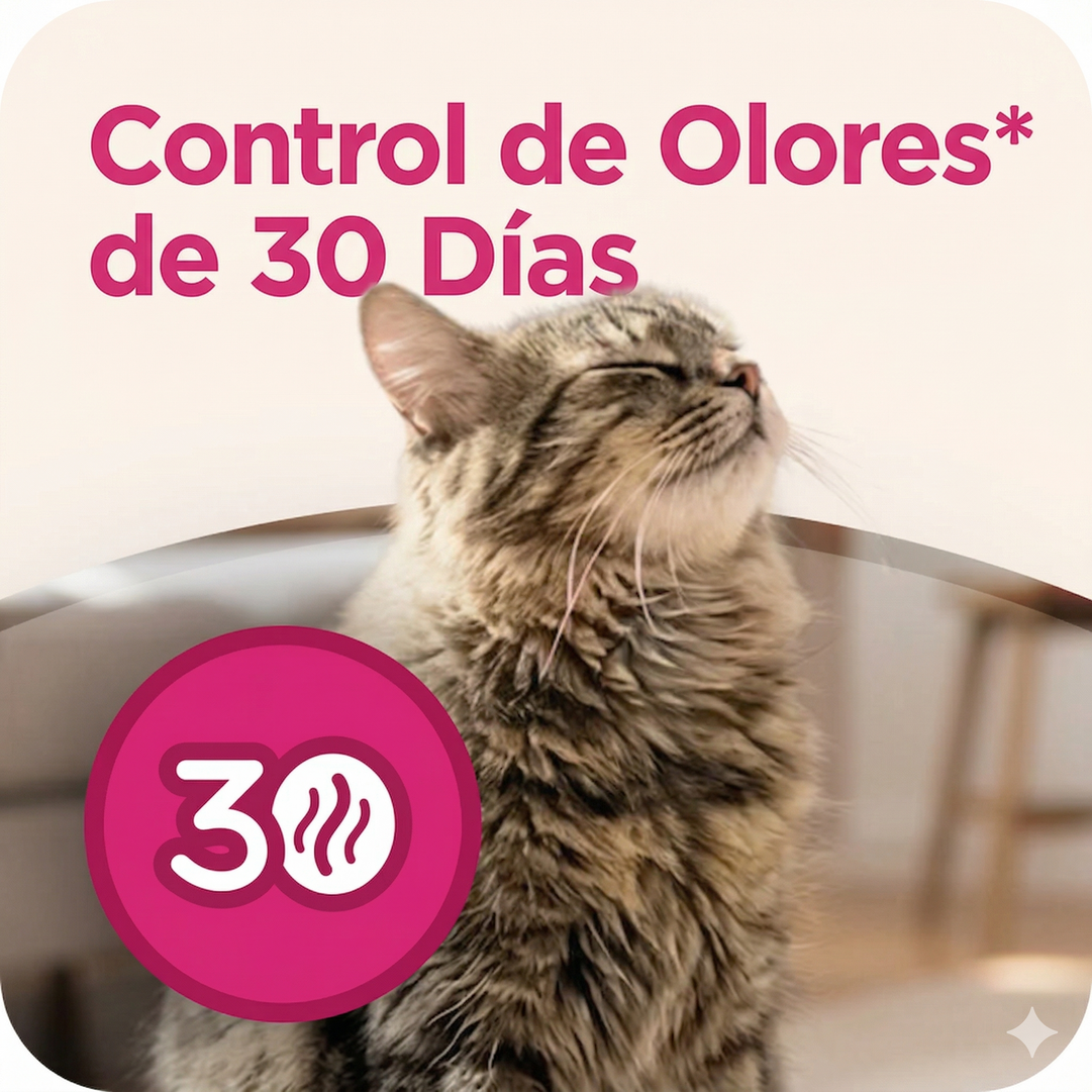 Cat's Pride Ultra Micro Crystals – Arena de Cristales sin Aroma para Gato (2.27 kg)