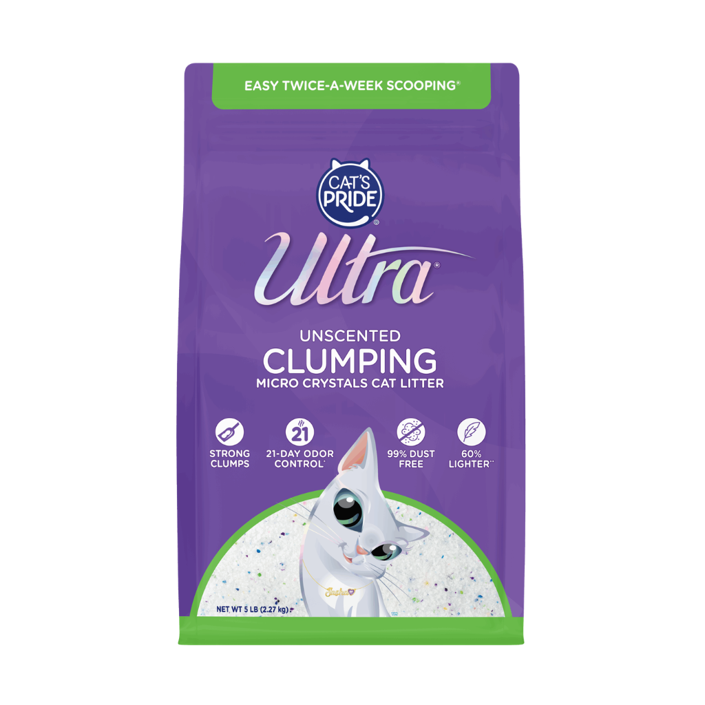 Cat's Pride Ultra Unscented – Arena Aglomerante sin Perfume, 2.27 kg