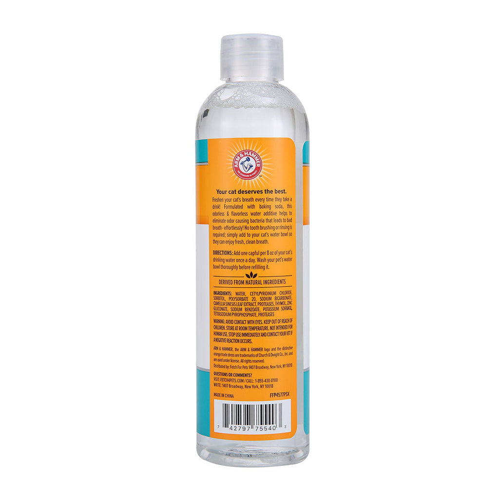 Arm & Hammer Enjuague Dental para Gato – 237 ml | Elimina Mal Aliento y Combate Sarro