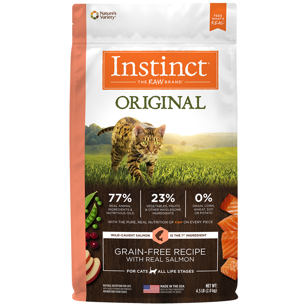 Instinct Salmón para Gatos – Alimento Libre de Granos con Salmón de Verdad