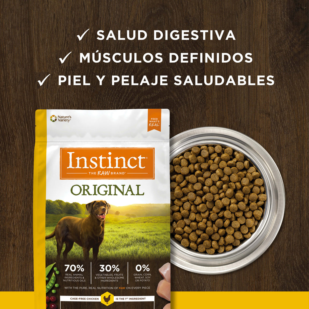 Instinct Pollo para Perros – Alimento Libre de Granos con Pollo de Verdad