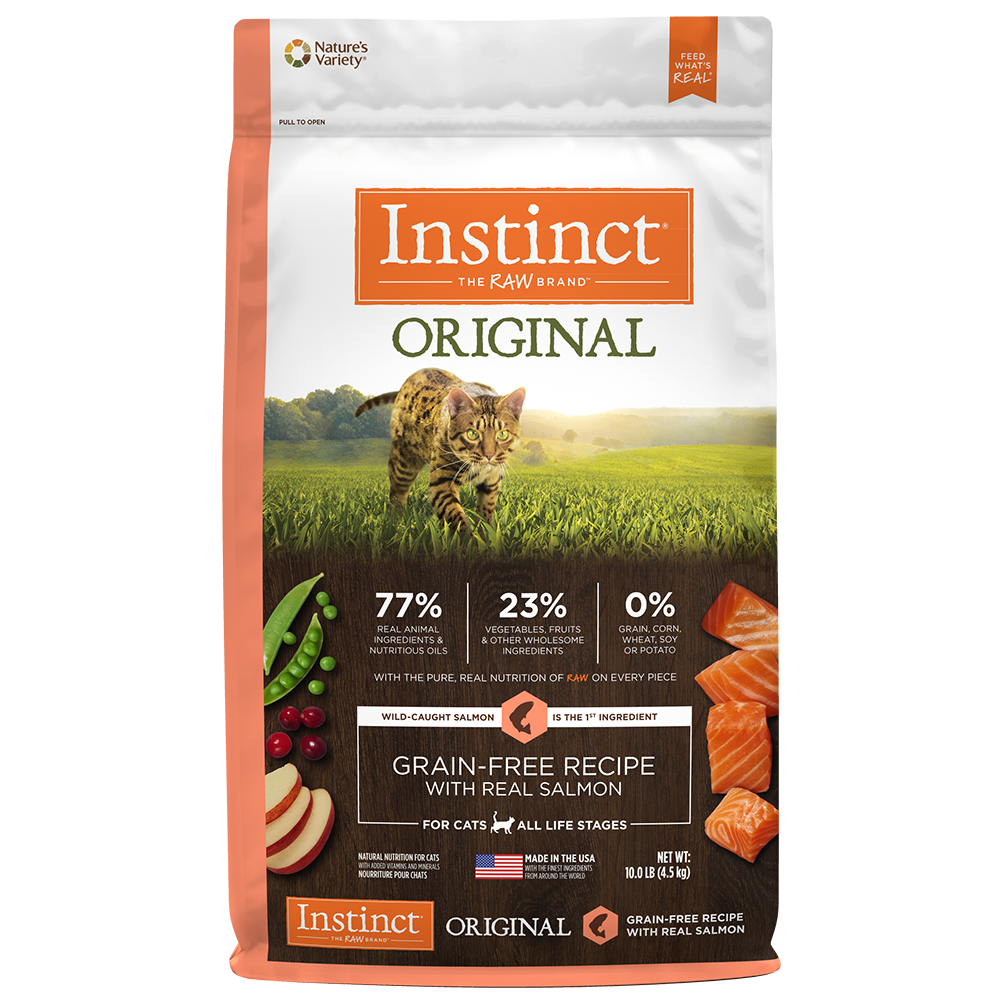 Instinct Salmón para Gatos – Alimento Libre de Granos con Salmón de Verdad