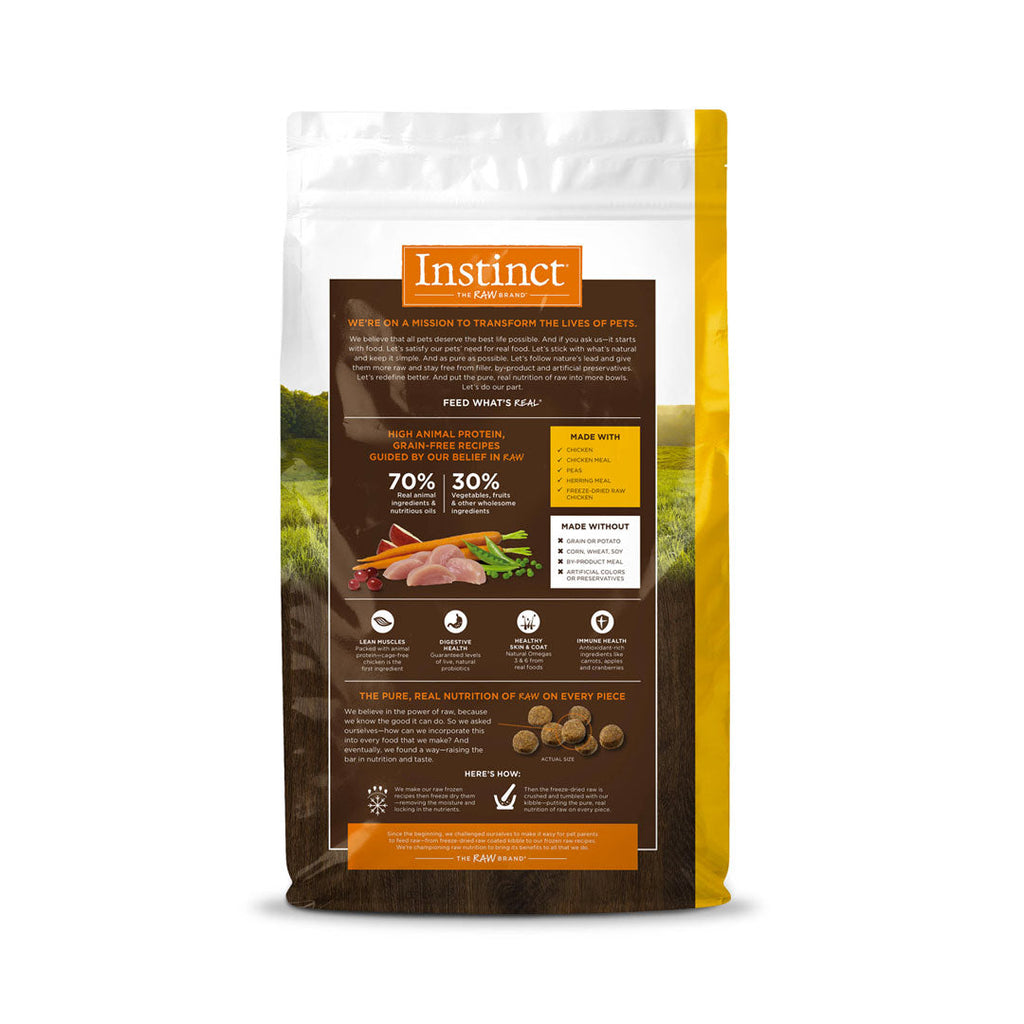Instinct Pollo para Perros – Alimento Libre de Granos con Pollo de Verdad